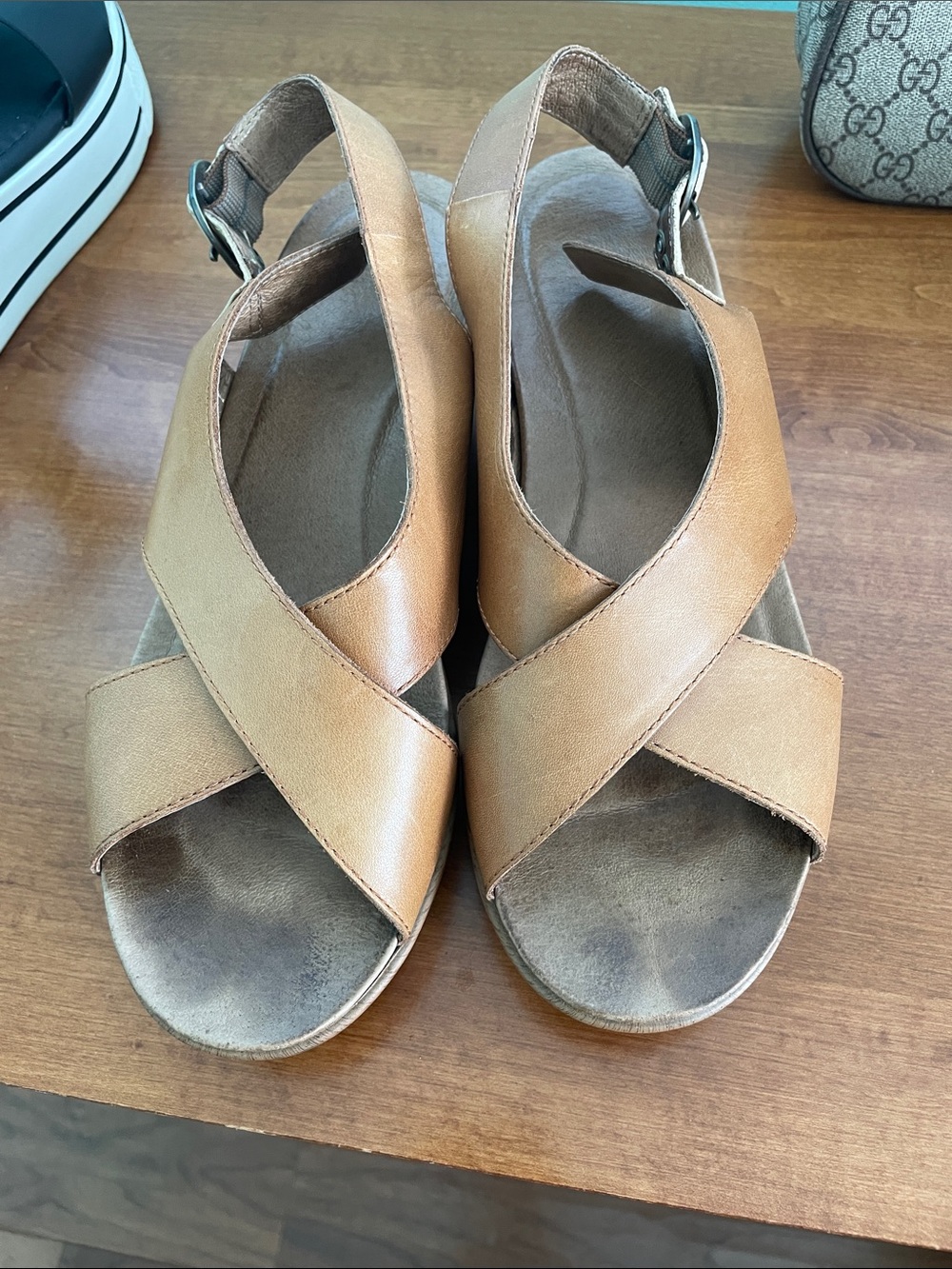 Dansko tan leather sandle size 39